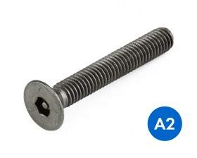 Metric Countersunk Pin Hex Security Machine Screws Stainless Grade A2/304 DIN 7991