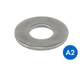 Metric Form C Flat Washers Stainless Grade A2/304 BS4320B