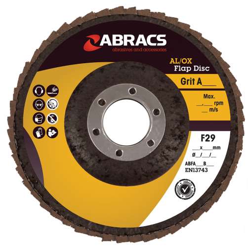 Flap Disc Ali Oxide 115X22X80G115X22Mmx80GPt No Abfa115B080