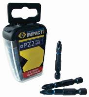 T4560-PZ2LD10 PZ2 BIT 50MM X10?Â??PACK OF 10?Â??BLUE STEEL IMPACT DRIVER BITS