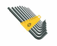 CK IMP BALL END HEX KEY SET?Â??9 PC L/ARM KEYS:5/64;3/32;1/8?Â??5/32;3/16;7/32;1/4;5/16 & 3/8"?Â??T4444I